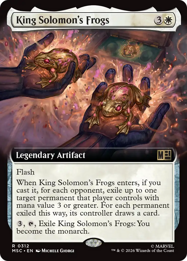 King Solomon's Frogs (Extended Art) [Marvel Super Heroes Commander] | Chromatic Games