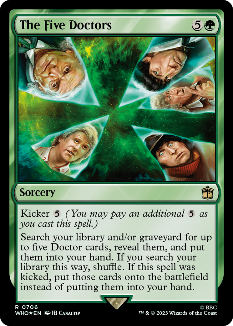 The Five Doctors (Surge Foil) [Doctor Who] | Chromatic Games