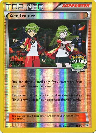 Ace Trainer (69/98) (International Challenge Promo Staff) [XY: Ancient Origins] | Chromatic Games