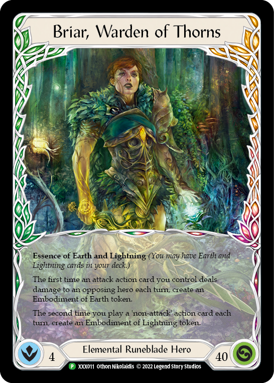 Briar // Briar, Warden of Thorns [XXX011/XXX012] (Promo) | Chromatic Games