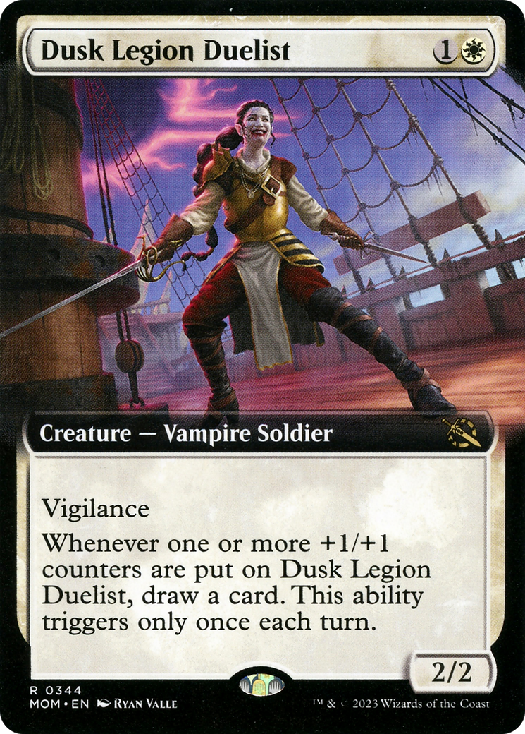 Dusk Legion Duelist (Extended Art) [March of the Machine] | Chromatic Games