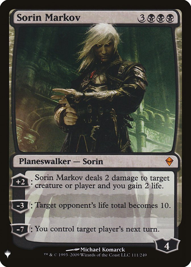 Sorin Markov [Mystery Booster] | Chromatic Games