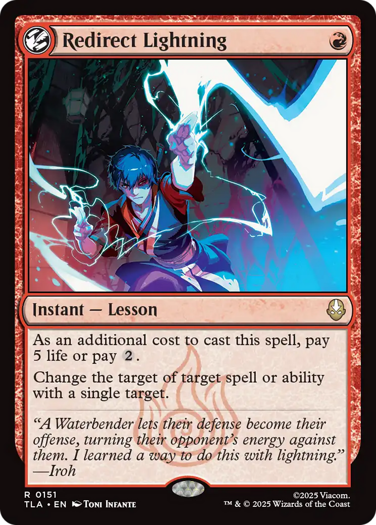 Redirect Lightning [Avatar: The Last Airbender] | Chromatic Games