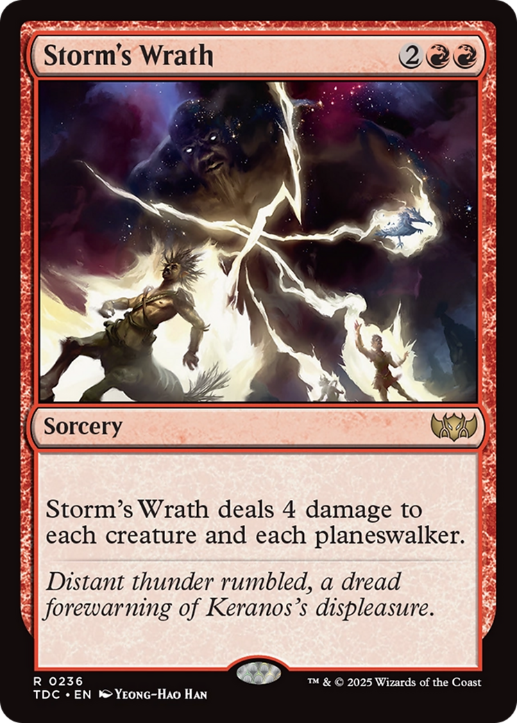 Storm's Wrath [Tarkir: Dragonstorm Commander] | Chromatic Games