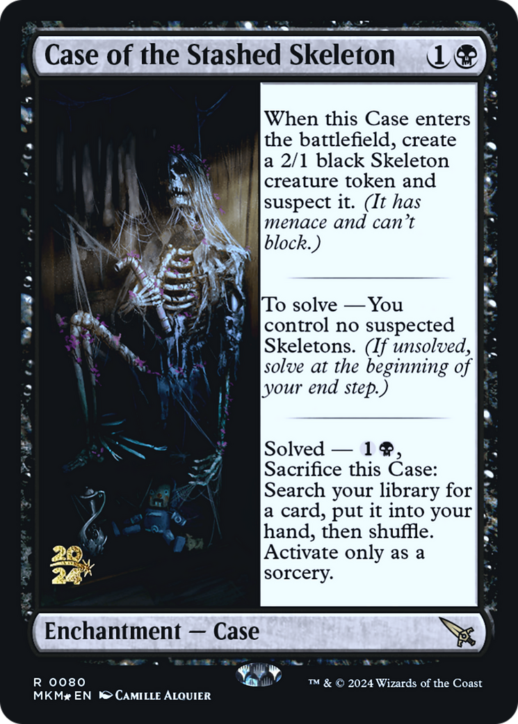 Case of the Stashed Skeleton [Murders at Karlov Manor Prerelease Promos] | Chromatic Games