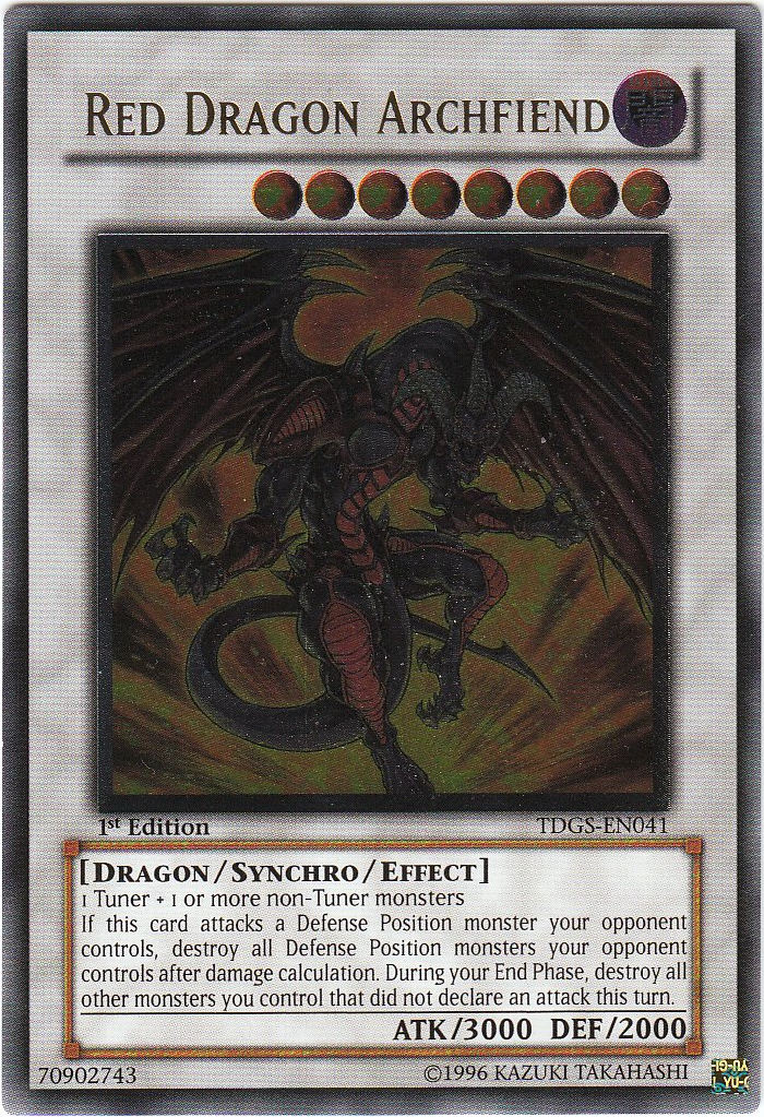 Red Dragon Archfiend [TDGS-EN041] Ultimate Rare | Chromatic Games