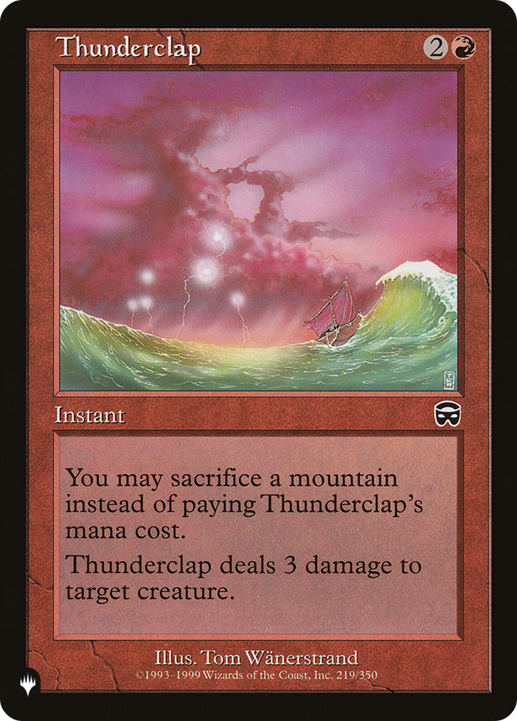 Thunderclap [The List] | Chromatic Games