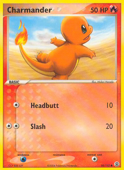 Charmander (58/112) [EX: FireRed & LeafGreen] | Chromatic Games