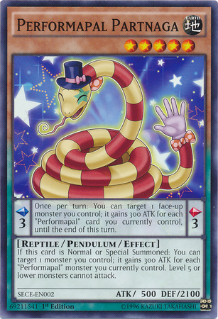 Performapal Partnaga [SECE-EN002] Common | Chromatic Games
