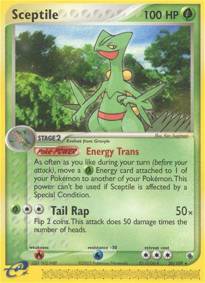 Sceptile (20/109) [EX: Ruby & Sapphire] | Chromatic Games