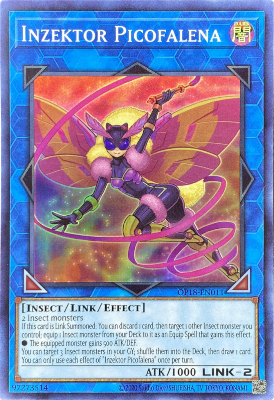 Inzektor Picofalena [OP18-EN011] Super Rare | Chromatic Games