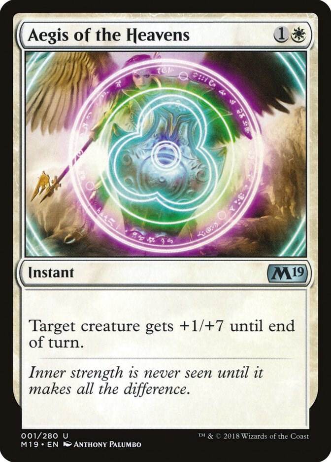Aegis of the Heavens 1/280 (Core Set 2019)  | Chromatic Games