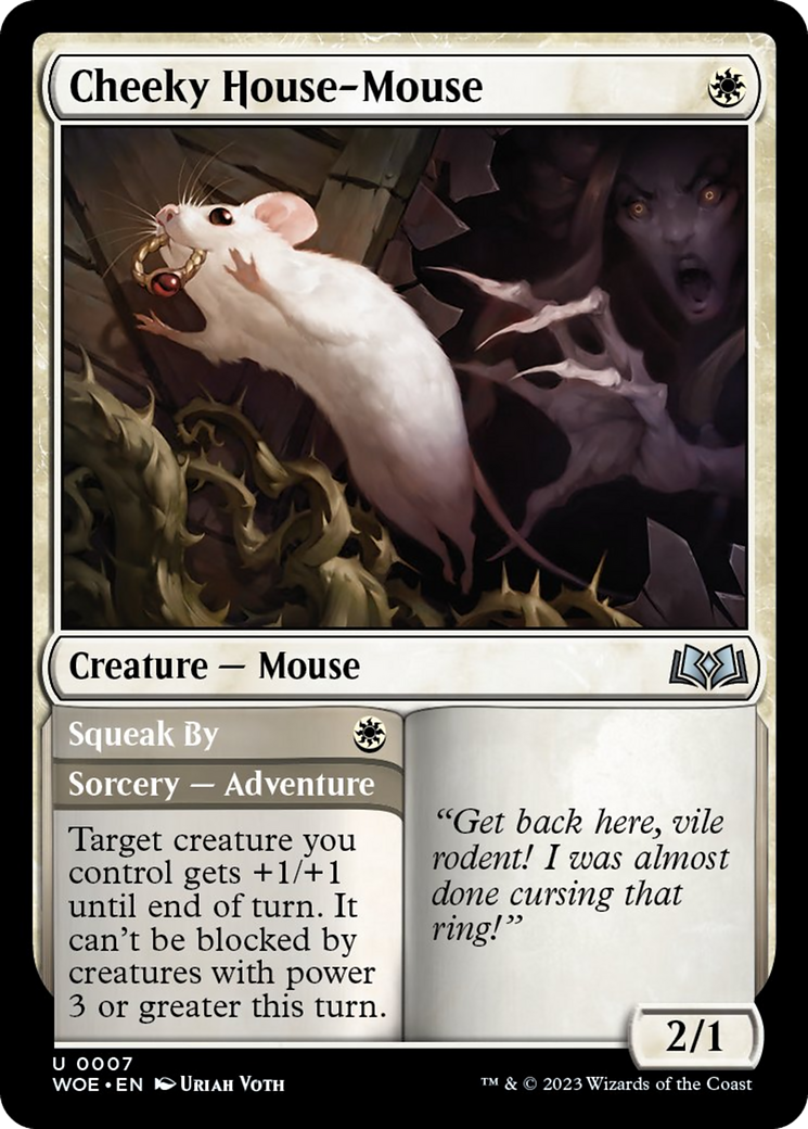 Cheeky House-Mouse [Wilds of Eldraine] | Chromatic Games