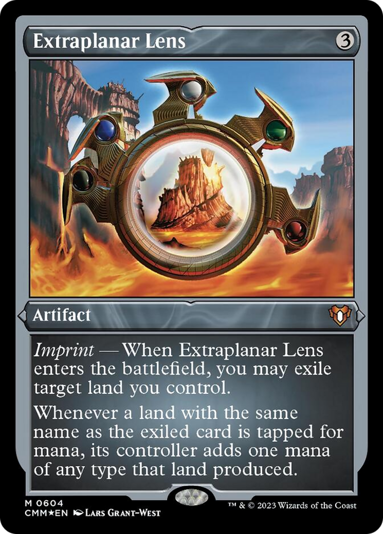Extraplanar Lens (Foil Etched) [Commander Masters] | Chromatic Games