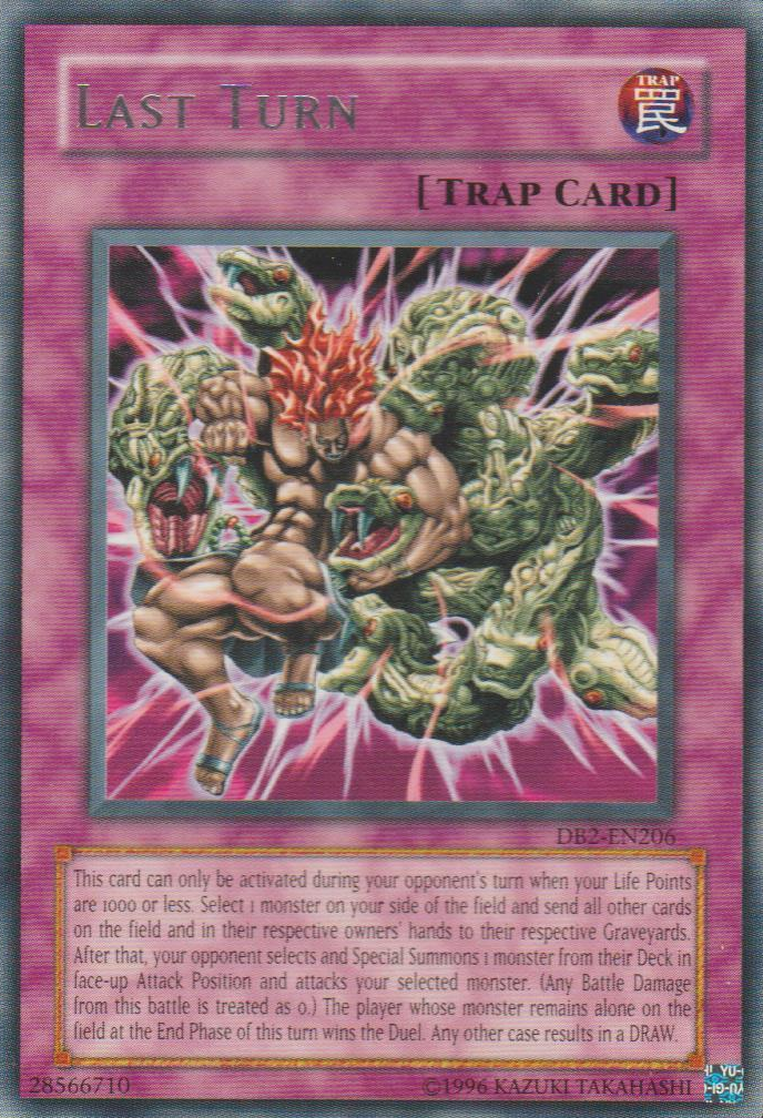 Last Turn [DB2-EN206] Rare | Chromatic Games
