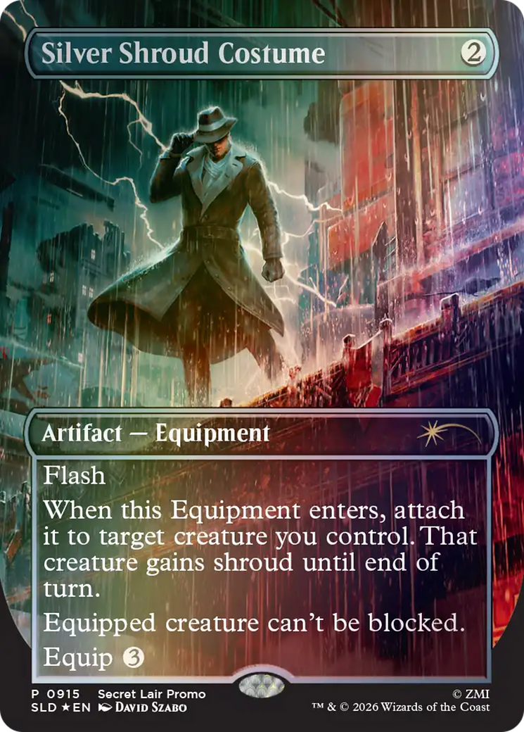 Silver Shroud Costume [Secret Lair Drop Series] | Chromatic Games