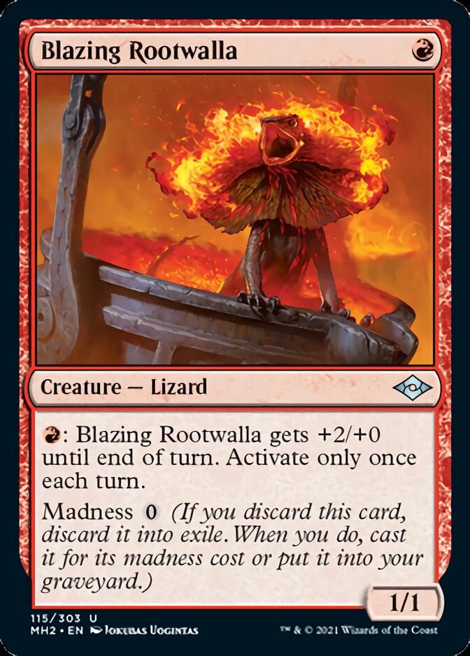 Blazing Rootwalla [Modern Horizons 2] | Chromatic Games