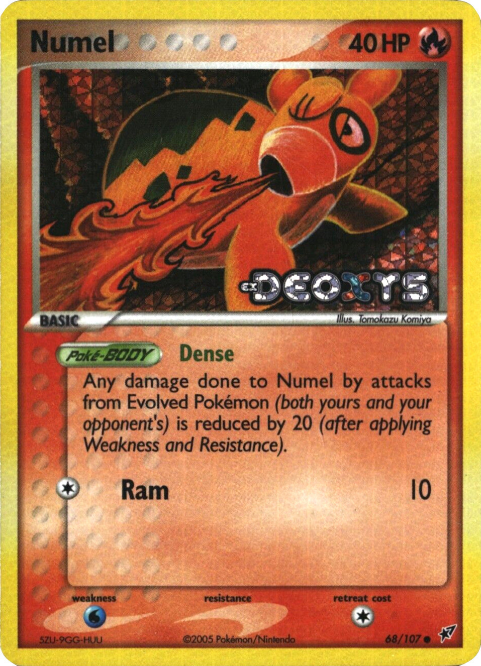 Numel (68/107) (Stamped) [EX: Deoxys] | Chromatic Games