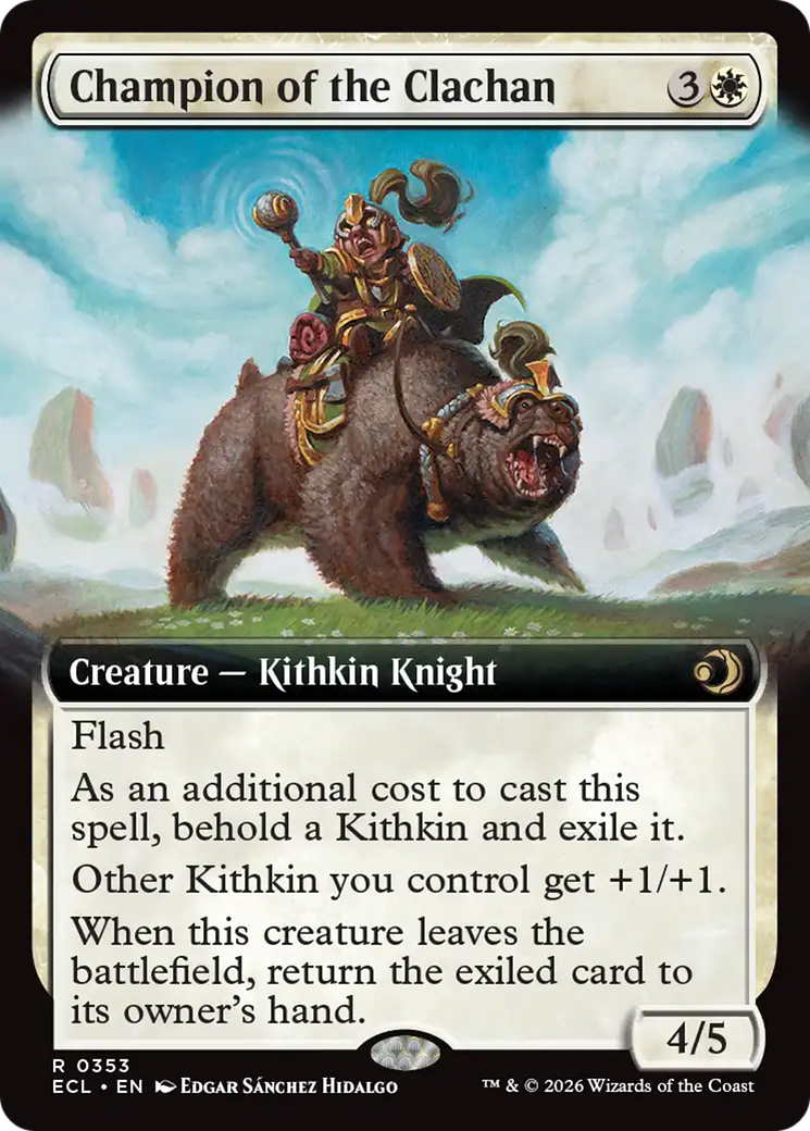 Champion of the Clachan (Extended Art) [Lorwyn Eclipsed] | Chromatic Games
