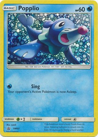 Popplio (SM03) (General Mills Promo) [Sun & Moon: Black Star Promos] | Chromatic Games