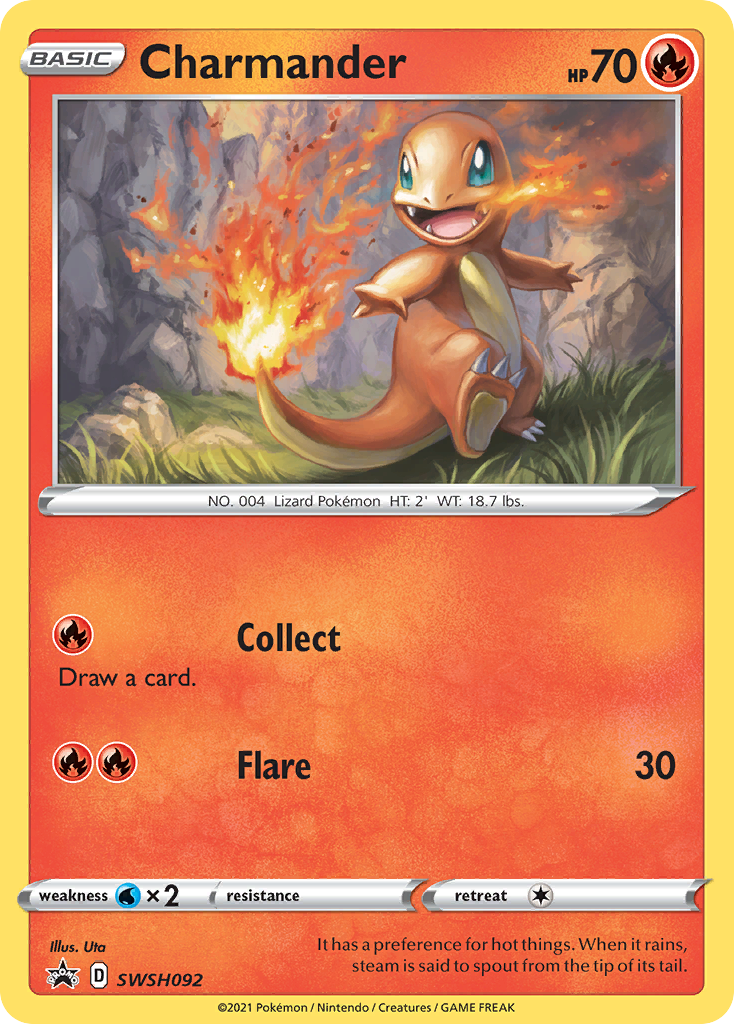 Charmander (SWSH092) [Sword & Shield: Black Star Promos] | Chromatic Games