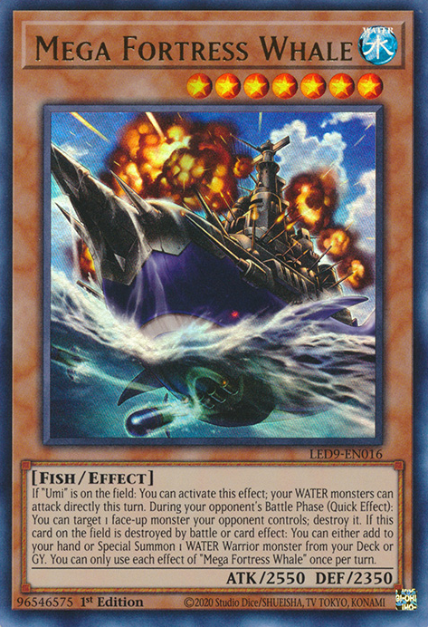 Mega Fortress Whale [LED9-EN016] Ultra Rare | Chromatic Games