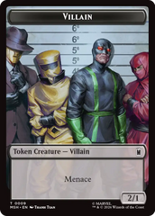 Robot Hero // Villain Double-Sided Token [Marvel Super Heroes Commander Tokens] | Chromatic Games