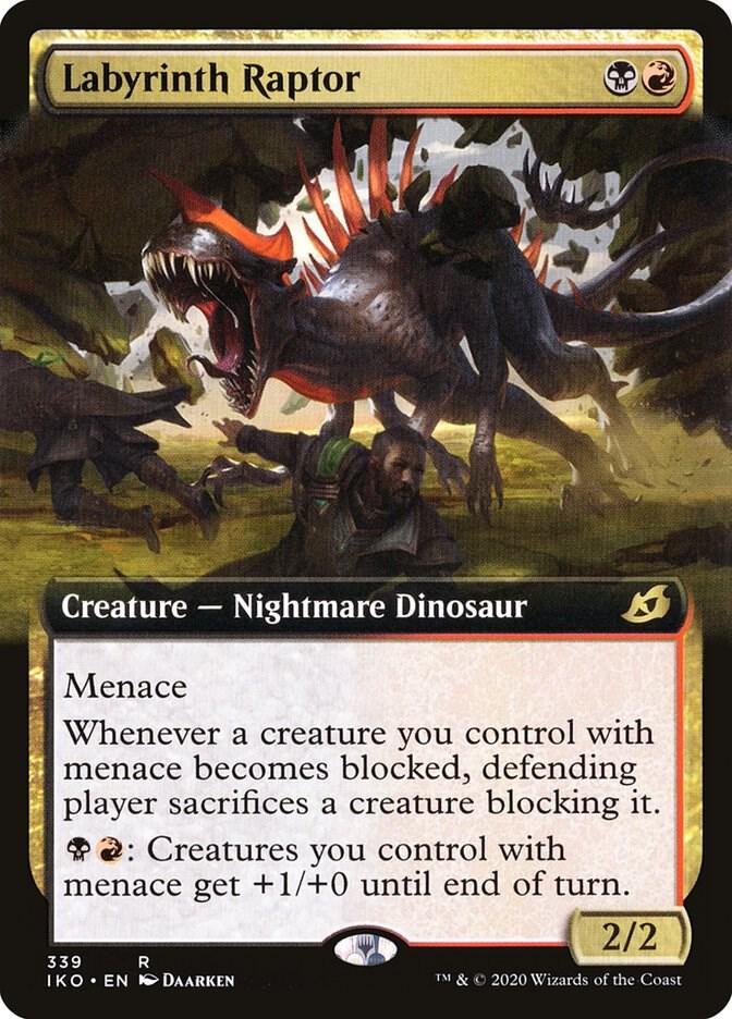 Labyrinth Raptor 339/274 (Ikoria: Lair of Behemoths)  - Extended Art | Chromatic Games