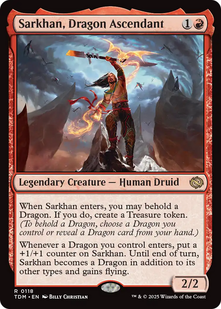 Sarkhan, Dragon Ascendant (118) [Tarkir: Dragonstorm] | Chromatic Games