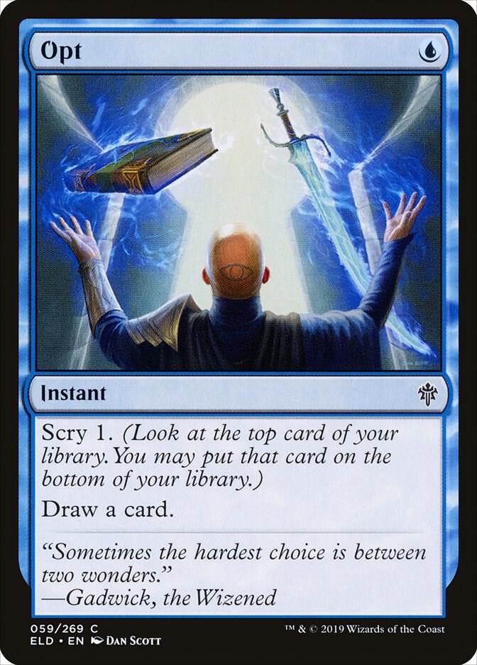 Opt 59/269 (Throne of Eldraine)  | Chromatic Games