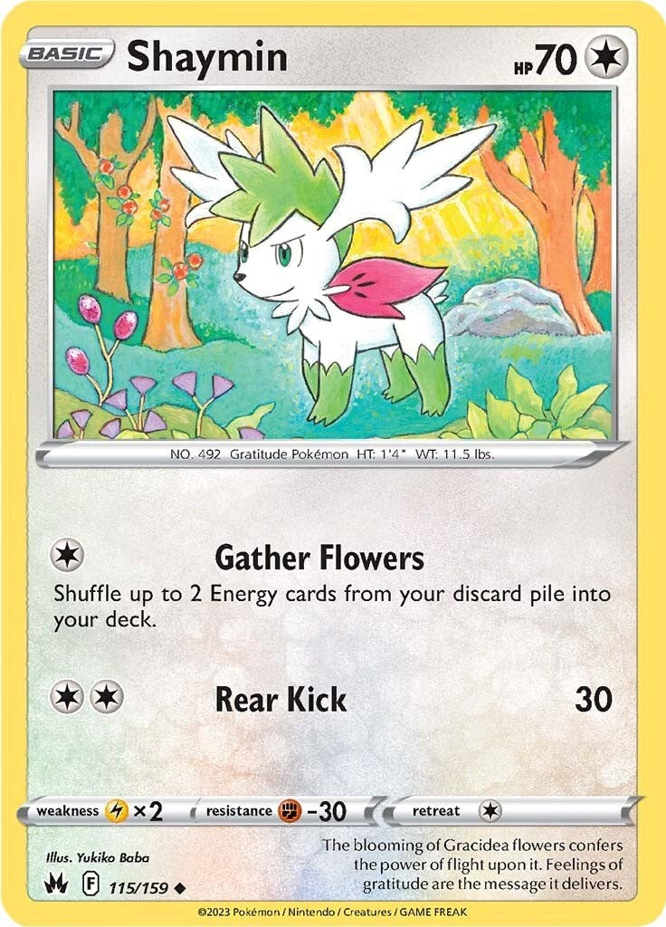 Shaymin (115/159) [Sword & Shield: Crown Zenith] | Chromatic Games