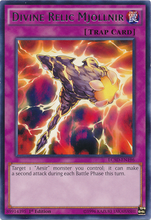 Divine Relic Mjollnir [LC5D-EN196] Rare | Chromatic Games