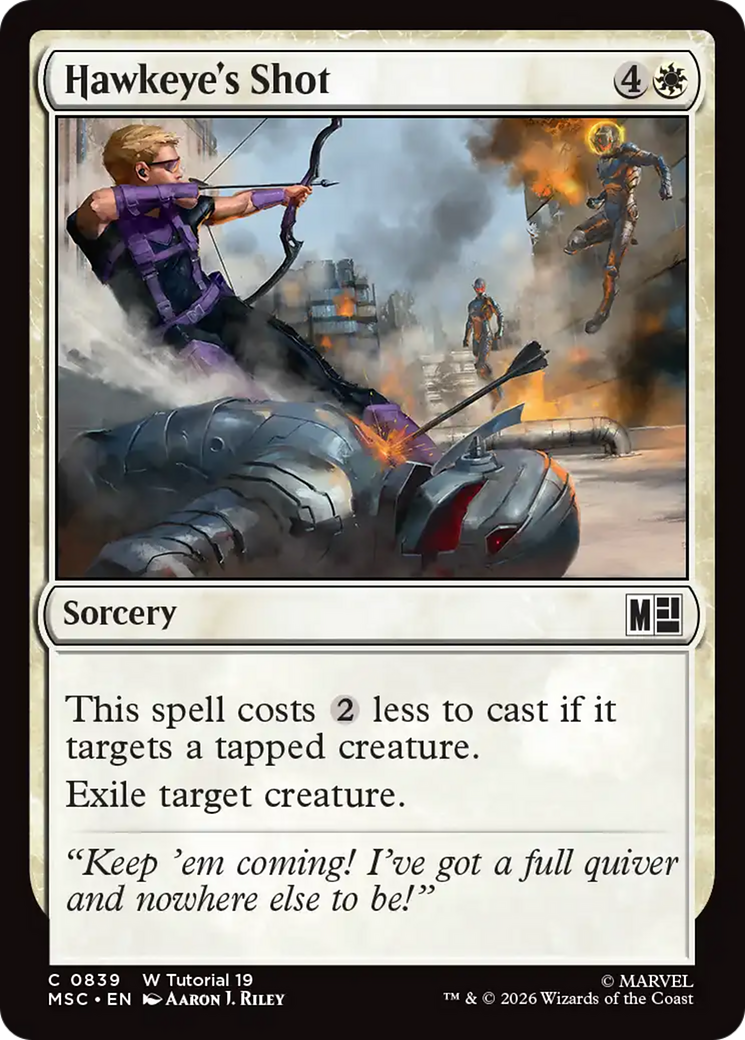 Hawkeye's Shot [Marvel Super Heroes Commander] | Chromatic Games