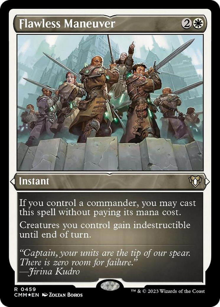 Flawless Maneuver (Foil Etched) [Commander Masters] | Chromatic Games
