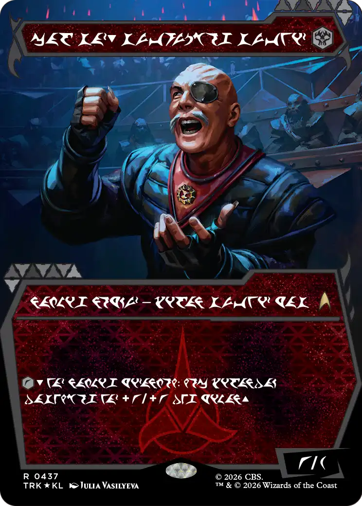 General Chang, Cold Warrior (0437) (Showcase Klingon) [Star Trek] | Chromatic Games