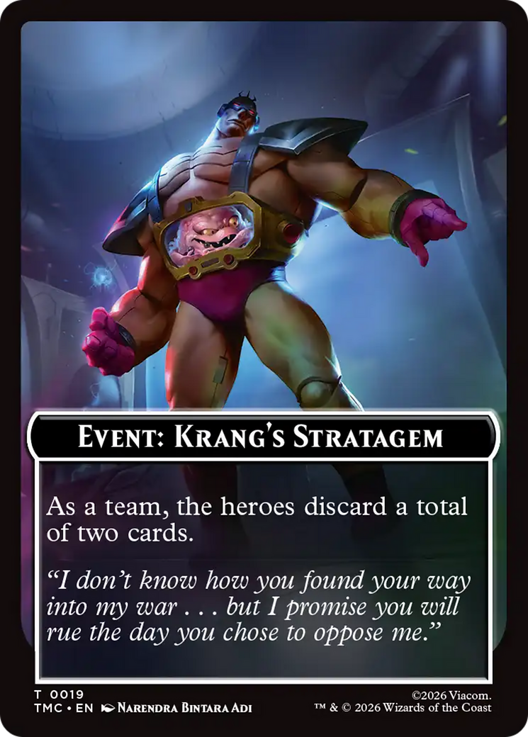 Event: Krang's Stratagem [Teenage Mutant Ninja Turtles Commander Tokens] | Chromatic Games