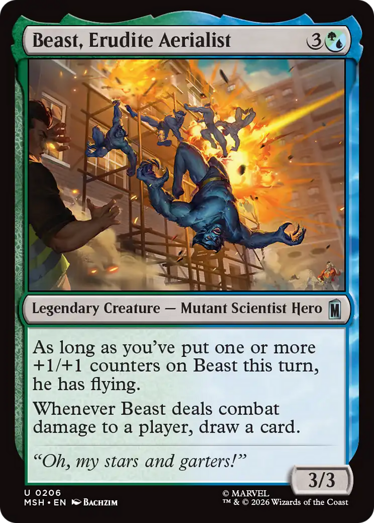 Beast, Erudite Aerialist [Marvel Super Heroes] | Chromatic Games