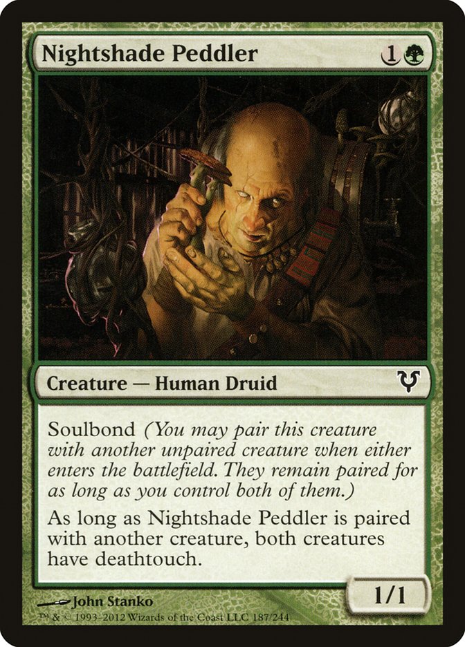 Nightshade Peddler 187/244 (Avacyn Restored)  | Chromatic Games