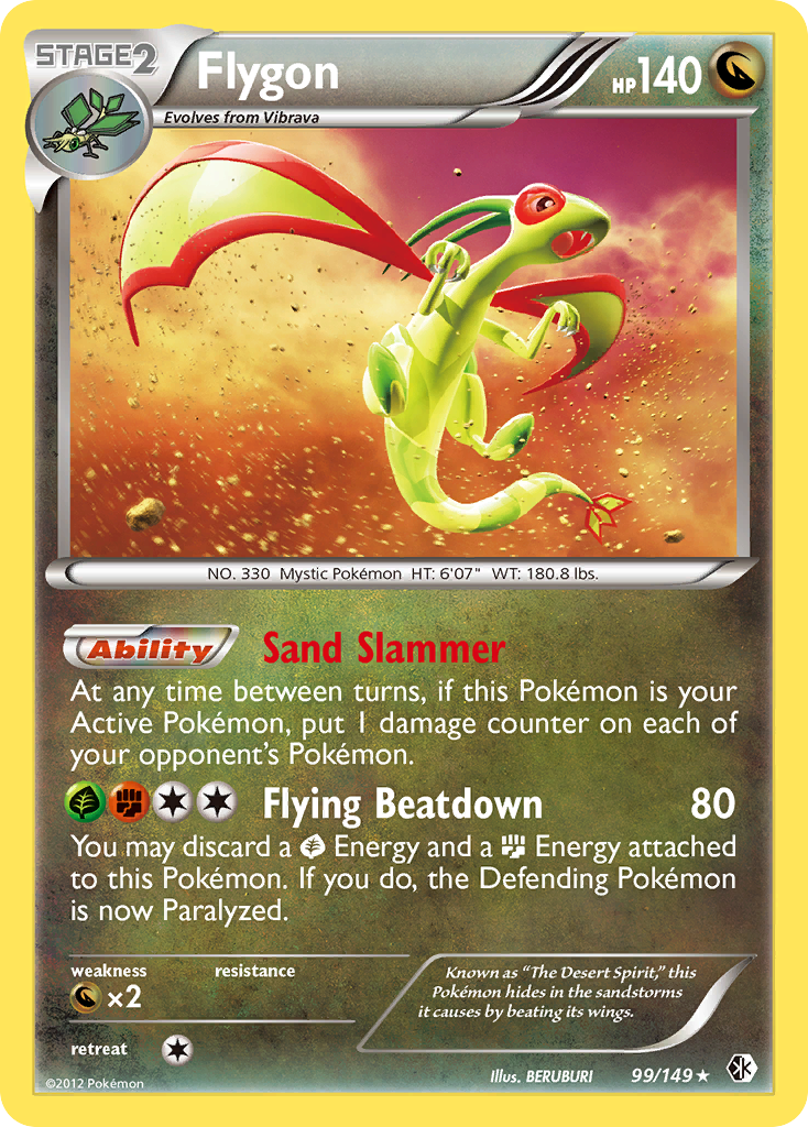 Flygon (99/149) [Black & White: Boundaries Crossed] | Chromatic Games