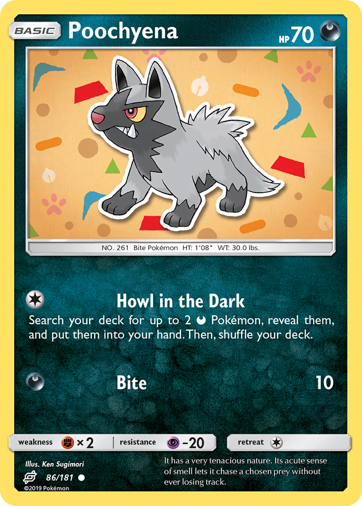 Poochyena (86/181) [Sun & Moon: Team Up] | Chromatic Games