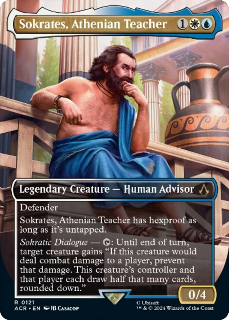 Sokrates, Athenian Teacher (Borderless) [Assassin's Creed] | Chromatic Games