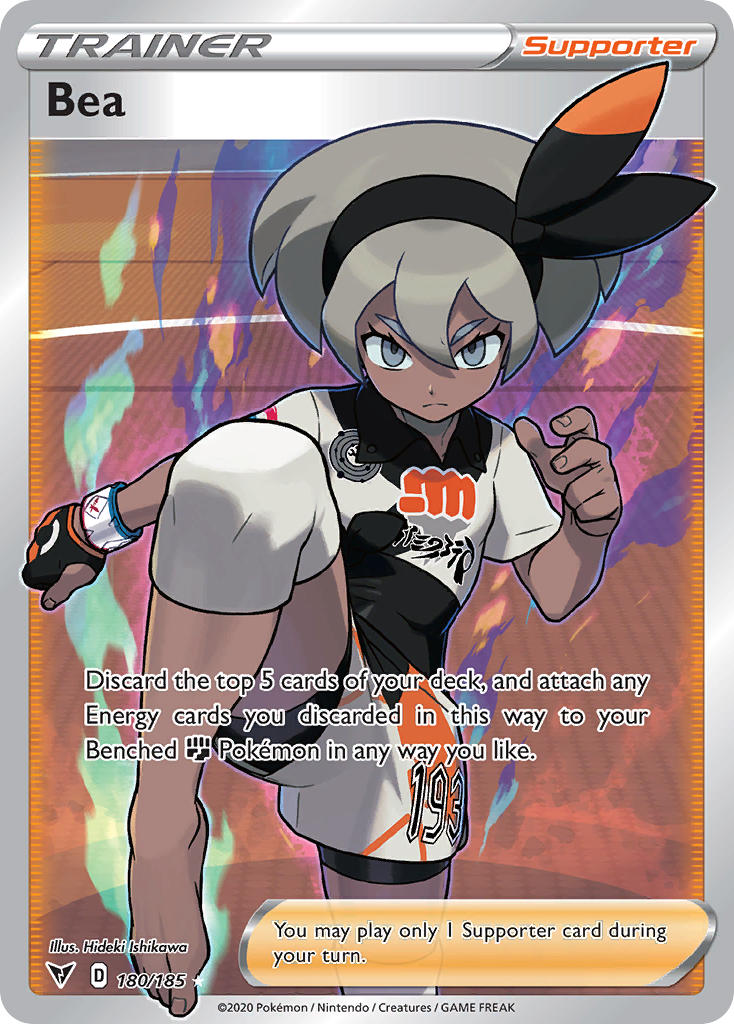 Bea (180/185) [Sword & Shield: Vivid Voltage] | Chromatic Games
