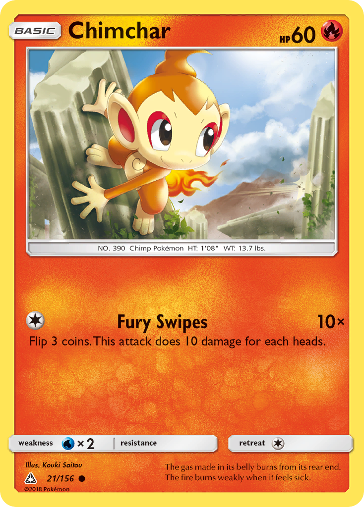 Chimchar (21/156) [Sun & Moon: Ultra Prism] | Chromatic Games