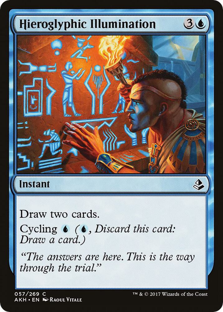 Hieroglyphic Illumination 57/269 (Amonkhet)  | Chromatic Games