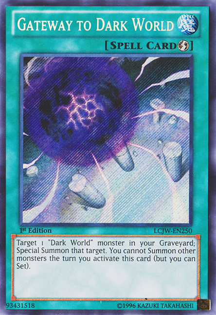 Gateway to Dark World [LCJW-EN250] Secret Rare | Chromatic Games