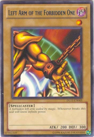 Left Arm of the Forbidden One (Blue) [DL11-EN005] Rare | Chromatic Games