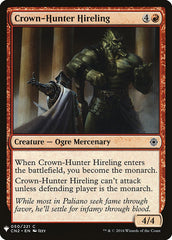 Crown-Hunter Hireling [Mystery Booster] | Chromatic Games