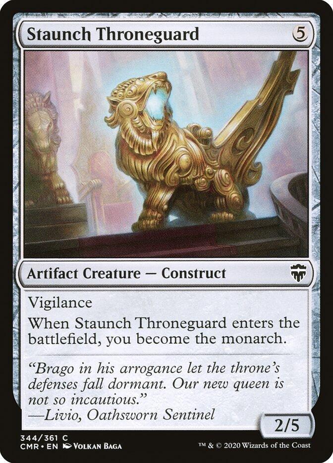 Staunch Throneguard 344 (Commander Legends)  | Chromatic Games
