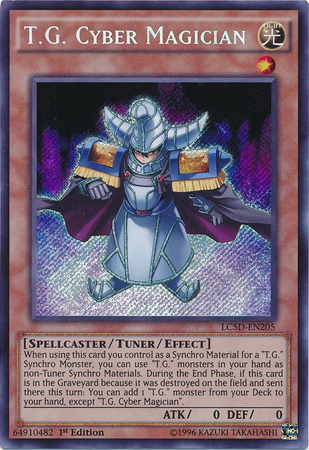 T.G. Cyber Magician [LC5D-EN205] Secret Rare | Chromatic Games