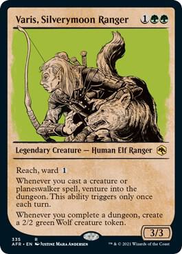 Varis Silverymoon Ranger Showcase 335 (Adventures in the Forgotten Realms)  | Chromatic Games